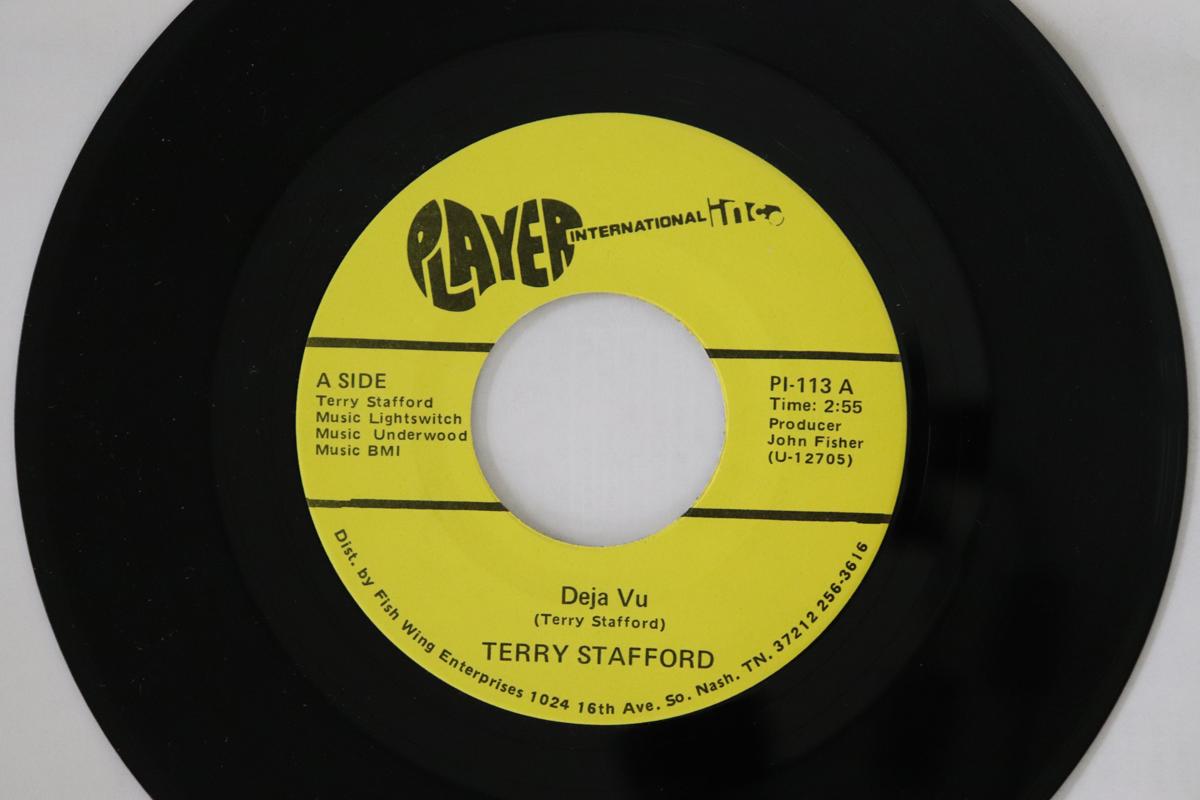 

7inch Record TERRY STAFFORD - Deja Vu PI113 Player Internat 1985 US Pop Used