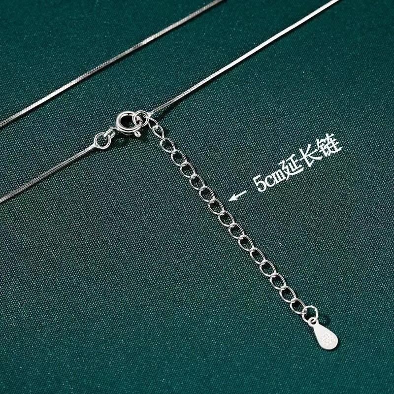 Necklace Women Men Minimalist Cross Chain No Pendant Neutral Style Vintage Collarbone