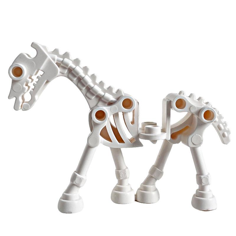 Ninja Skull Skeleton Soldier Building Blocks with Weapons