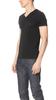 Emporio Armani Men's Cotton Stretch V-Neck Shirt, Black, Medium