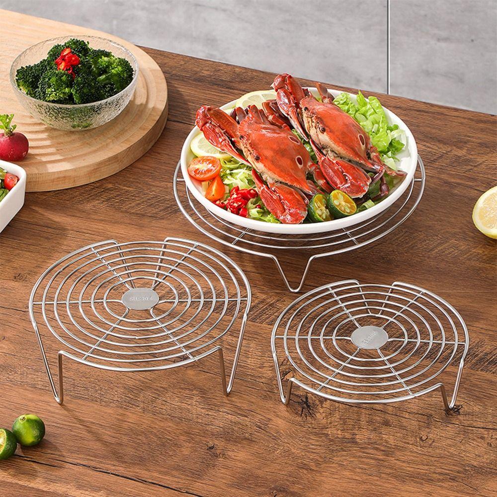 Heighted Foot Stainless Steel Steamer Rack Thickened Pot Steaming Stand Steaming Dumplings