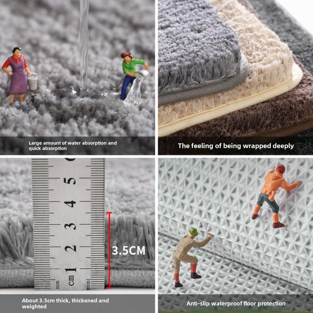 Dirt-resistant Absorbent t At The Door of The Bathroom Quick-drying Kitchen Entry Door Absorbent Floor Mat