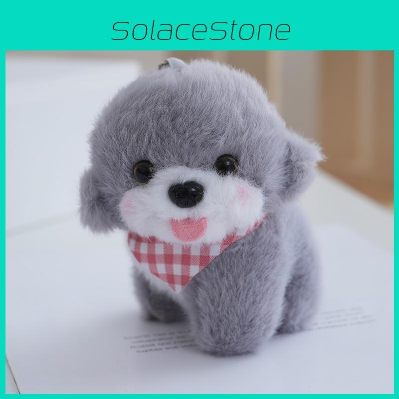 Plush Adorable Dog Keychain With Plush And Pp Cotton Filling For Bag Decor