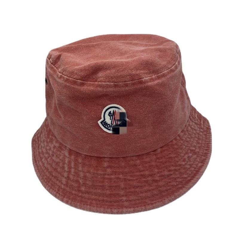 Retro Brim Large Fisherman Cap Sun Hat With Waterwashed Cotton For Outdoor Use