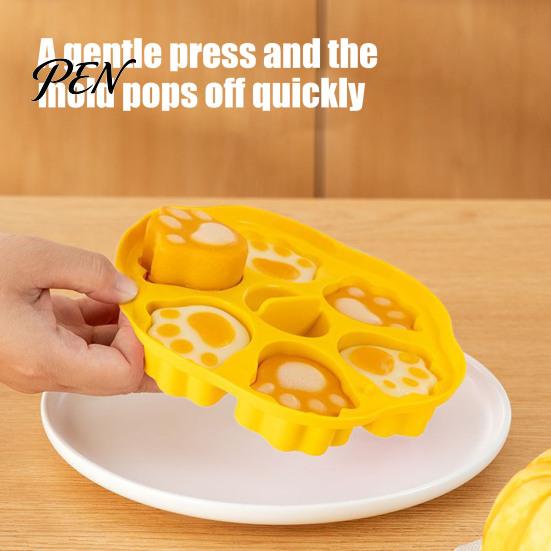 Small Dessert Molds Silicone Bear Cake Mold, Steamer Safe Food Baking Pan for Kids, DIY Making Tools Non Stick Reusable Heatproof Muffin Pudding Jelly