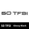 2026 Car Rear Trunk Emblem Sticker For Audi A3 A4 A5 A6 A7 A8 Q3 Q5 Q7 Original Size Quarrto Sline Emblem ABS Black Refit Accessories
