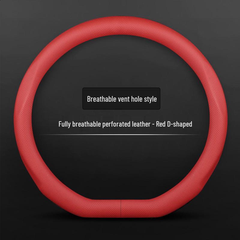 Ultra-Thin Alcantara Steering Wheel Cover for Nezha Cars: U, S, V Models