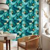 Ink Wallpaper Turquoise, Sea Blue and Green for Living Room and Bedroom 50x1000