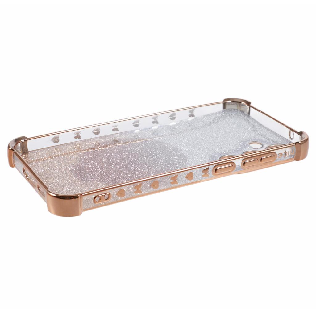 For Samsung Galaxy A35 5G Case TPU Glitter Phone Cover with Kickstand and Mirror