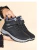 Damen 2025 Herbst/Winter Baumwoll-Wanderstiefel mit Fleecefutter - Verdickte Schneestiefel