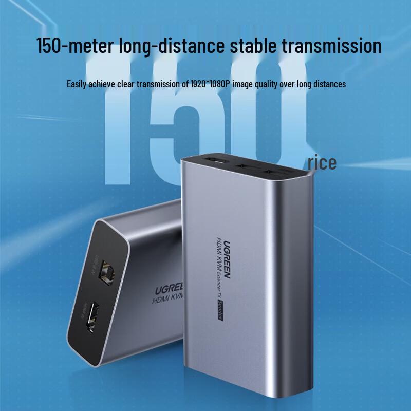 UGREEN HDMI KVM Single Network Cable Extender