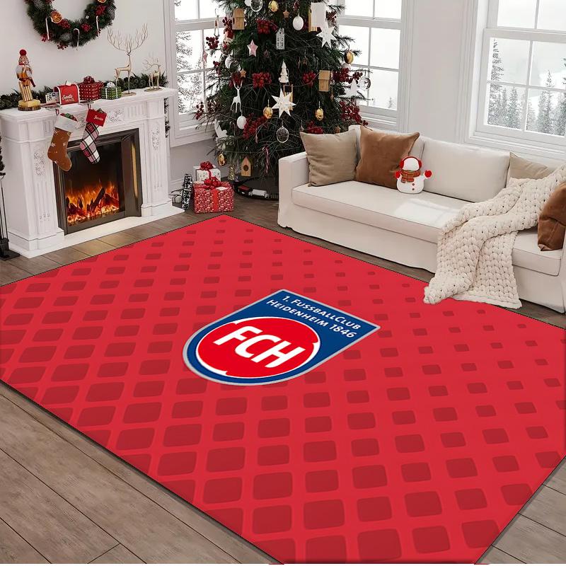 1 Stück Teppich Heidenheim Wappen Teppich, Stuhlmatte, Läufer für Büro Schlafzimmer Wohnzimmer Schlafzimmer, Fußmatten-Dekor Weihnachts-Fächer-Geschenke