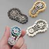 Metal Fidget Spinner Office Desk Toy Stress Relief Gears Hand Adults Relieve for Decoration Home Decor Relax Entertaining Play Safe Kid Friendly Fun
