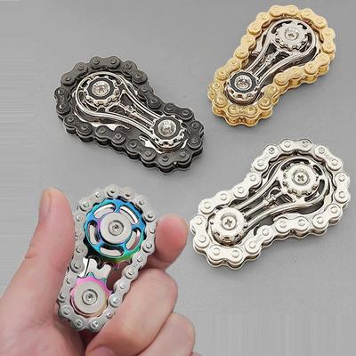 Metall Fidget Spinner Büro Schreibtisch Spielzeug Stressabbau Zahnräder Hand Spinner für Erwachsene Schreibtischdekoration Heimdekoration Stress abbauen entspannen