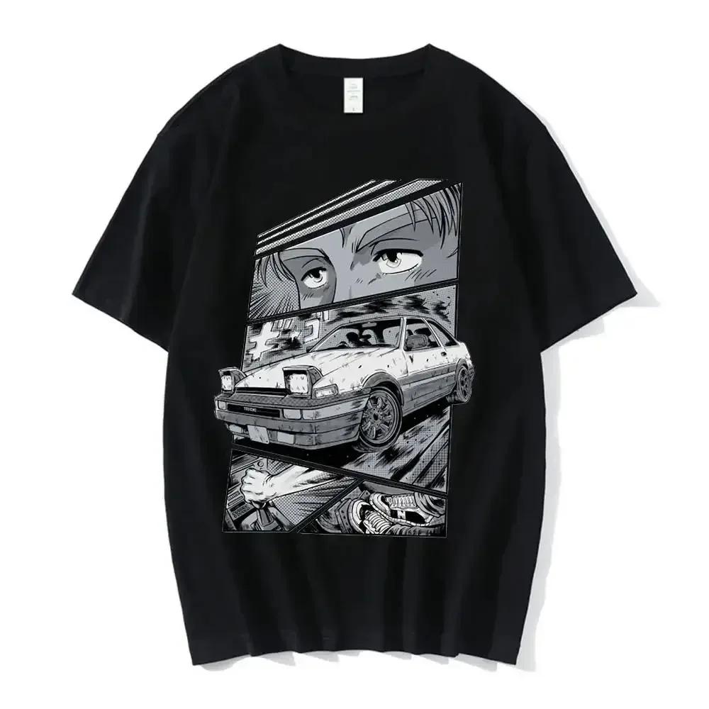 Initial D T Shirt Japanese Anime Graphic Funny Harajuku Manga T Shirt Fashion Casual Short Sleeve T Shirt Women Clothes
