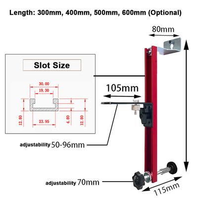 Supporto Stabile Costruzione in Lega di Alluminio Supporto Regolabile per Livello Laser con Adattatore Universale