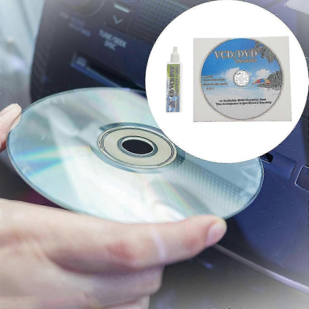 1 Set Disc Cleaning Set Player Maintain Equipment for CD/VCD/DVD Player