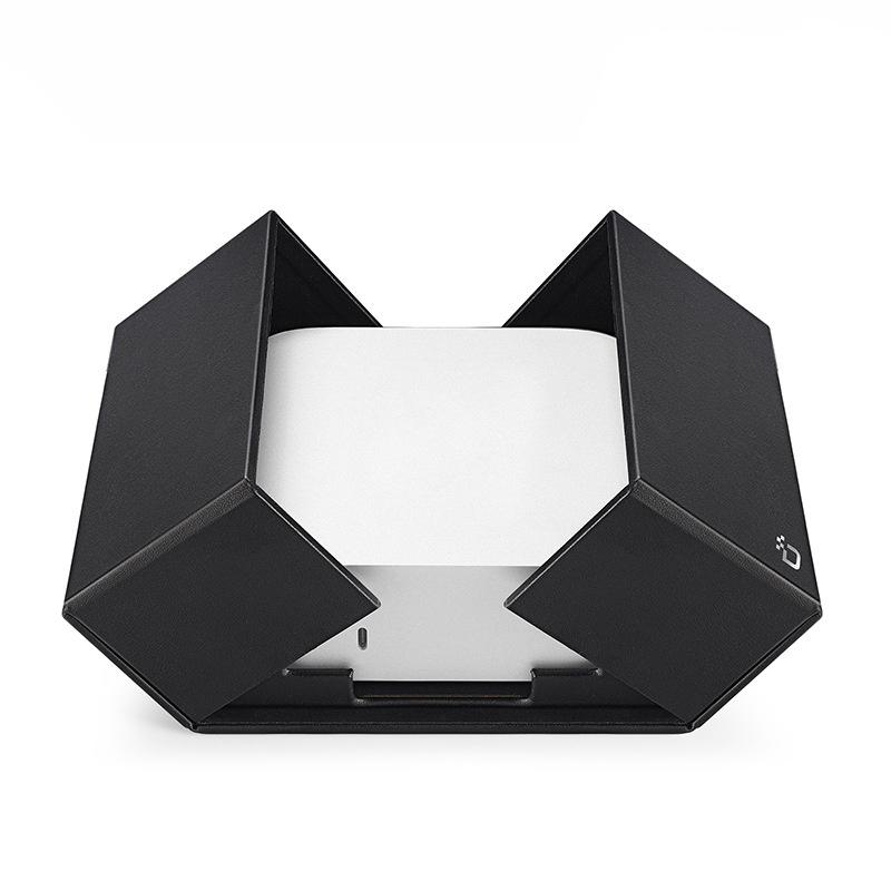 Pu Leather Computer Protective Case With Cover And Storage Pocket Mini Pc Holder Stand Bracket For Mac Mini M4 2024