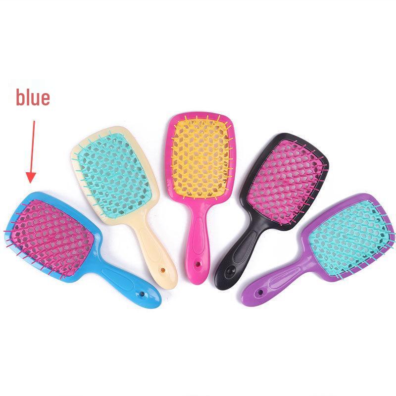 Sinle Wet & Dry Mesh Scalp Massage Comb Mesh Comb 3-Pack