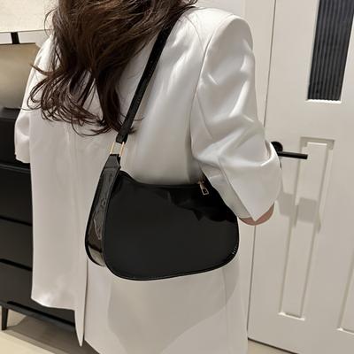 Borsa a Spalla da Donna, Borsa di Alta Gamma, Borsa a Mano Vintage Sotto Braccio, Borsa a Spalla alla Moda da Ragazza