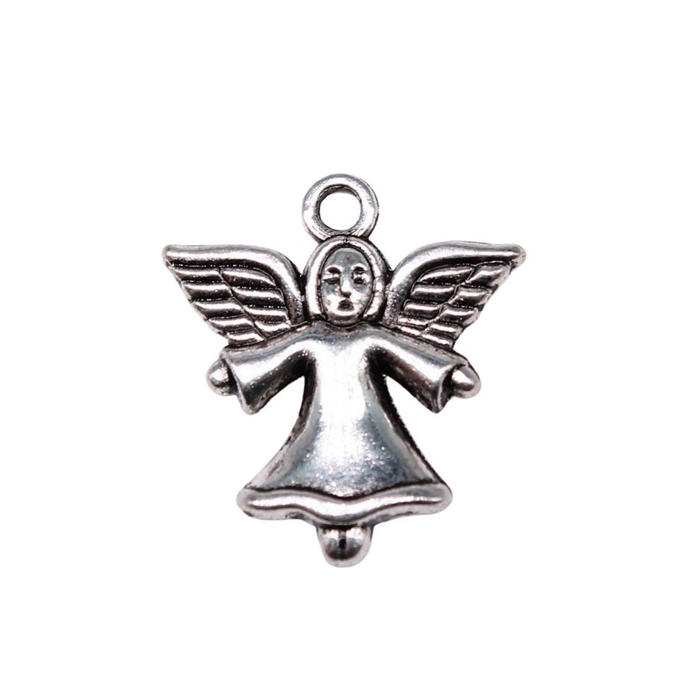 Angel Charms Alloy Fairy Pendants For Religious Holiday Jewelry Making
