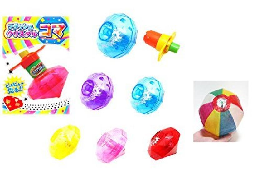 

25 Tops in 5 Crystal Colors Includes Fun Toy [Light-Up Toy] Light-Up (Assorted) / (Paper Balloon) [Toys & Hobbies]