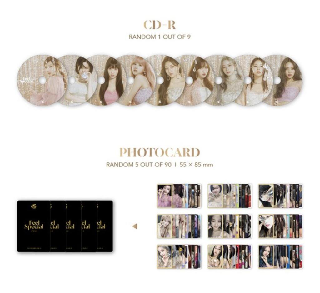 TWICE Feel Special 8º Mini Álbum Versión Aleatoria. Álbum KPOP Fotolibro Tarjeta Fotográfica Coleccionable