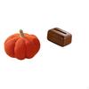 Halloween Pumpkin Sofa Cushion And PP Tissue Case Holder Multifunctional Decorative Napkin Organizer