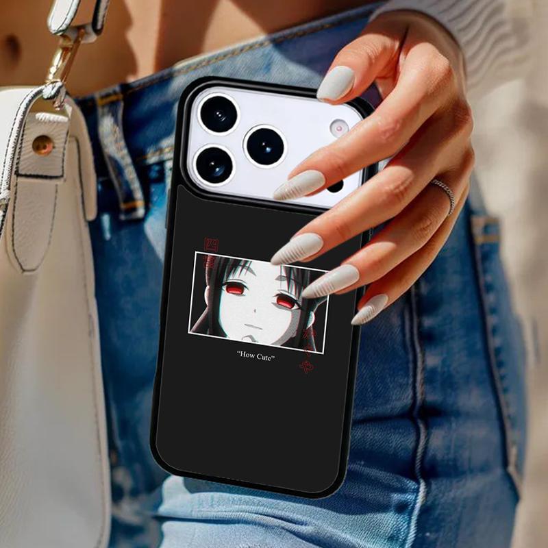 Japanese Anime Aesthetic Eye Phone Case For iPhone 17 Air 14 15 13 12 Max Cover For Apple 14 15 16 16e 11 Pro Max Plus