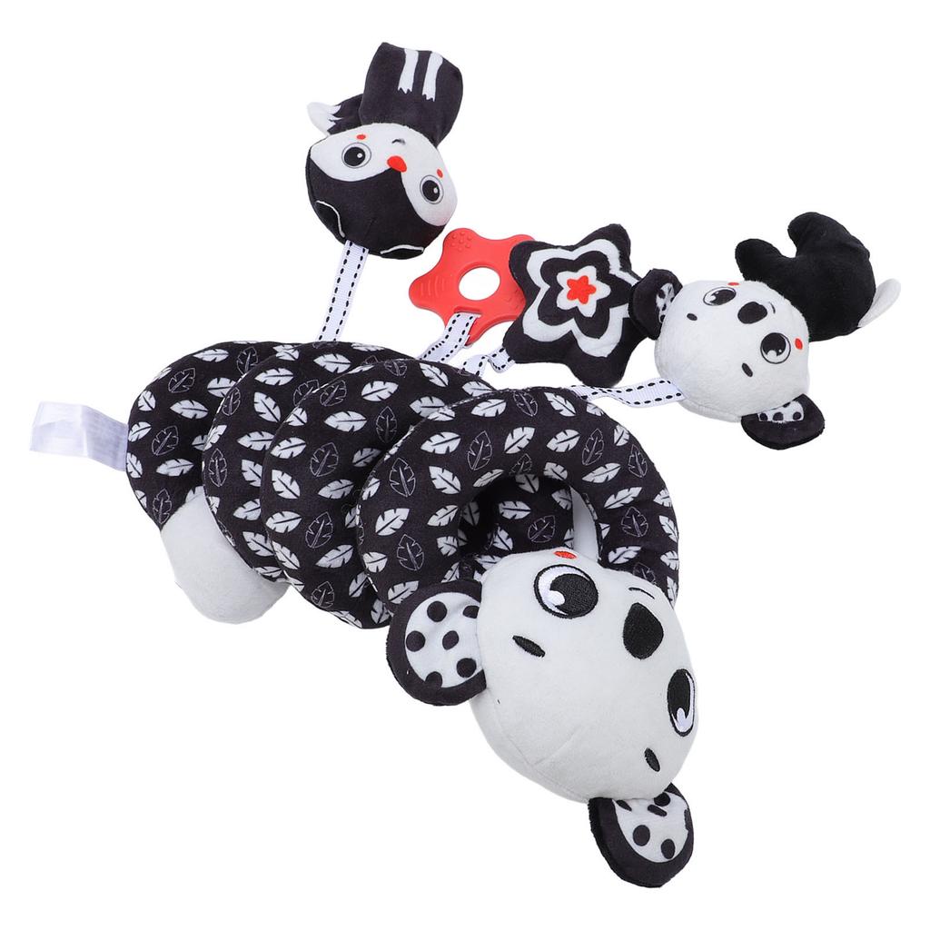 Wiszące Grzechotki do Łóżeczka Zabawka Uroczy Wygląd Wygodna Przenośna Pluszowa Spiralna Zabawka Aktywna do Fotelika Samochodowego