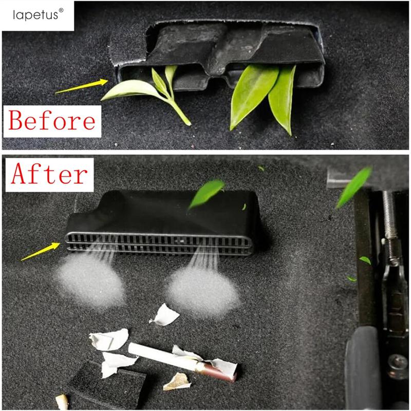 Car Seat Under Floor Air AC Conditioning Vent Anti Dust Cover Protection Accessories Interior For Hyundai Santa Fe  -