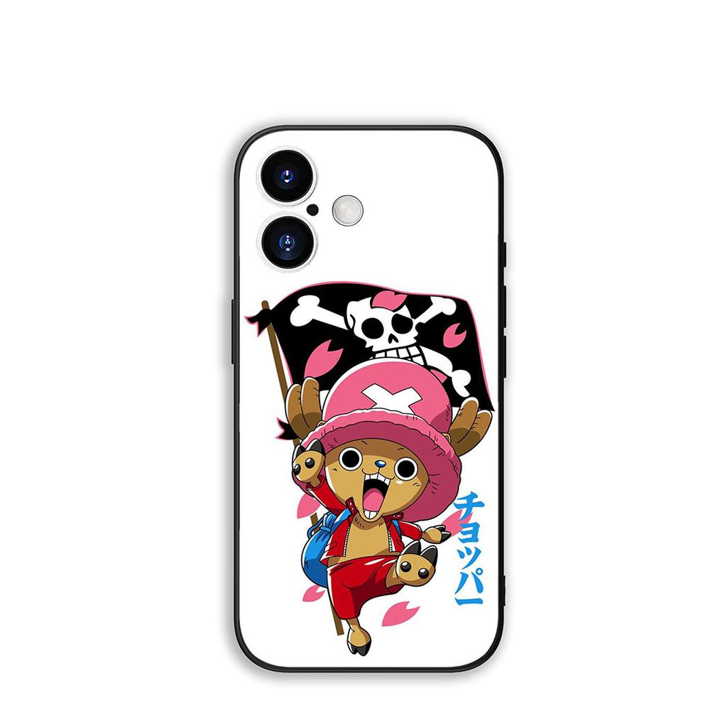 Phone Cover Tony Chopper Luffy One Piece Casing for Apple iPhone 16 15 14 Plus 13 12 Mini 17 Pro Max + ProMax 16E Air 15+ Case