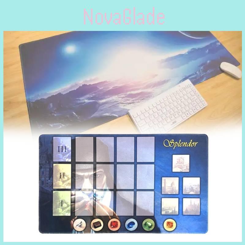 Gem Splendor Bordspelmat Met Harsoppervlak Voor Kaartspelers En Spelenthousiasten