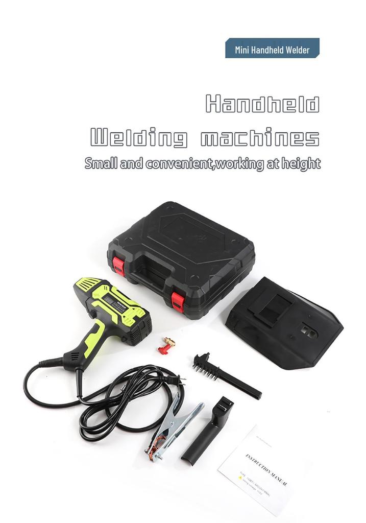 Portable Handheld Welding Machine - Instant Arc Start, Single-Hand Operation, Dual Voltage 220V/110V, Compatible with 2.5/3.2 Rods