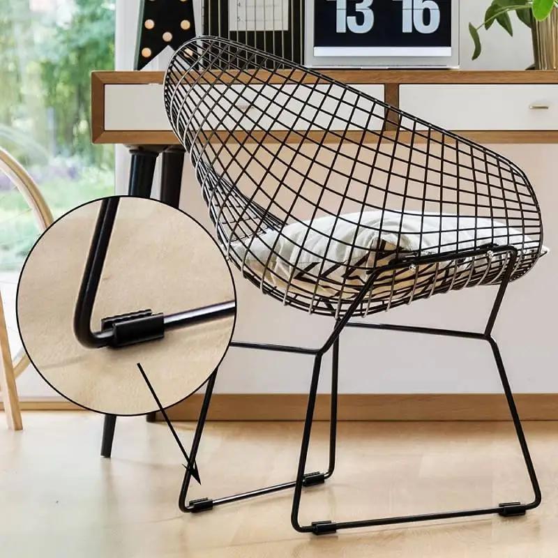 10pcs U Shaped Floor Surface Glides Furniture Feet Plastic Rectangle Non-Slip Chair Legs Caps Floor Protector Chair Furniture Foot Pads Covers for
