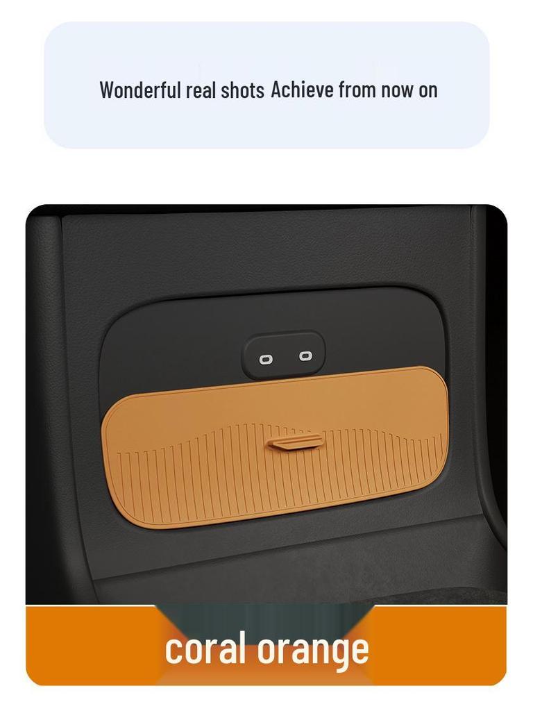 Yu7 Central Control & Rear Screen Anti-Shake Silicone Storage Box