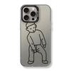 Painted Phone Case for iPhone 11 14 15 16 iPhone 17 11 12 13 for 17 14 15 16 Pro14 15 16 Pro Max for Samsung S25 Ultra S24 S25 A36 A56 A16 Hard Cover