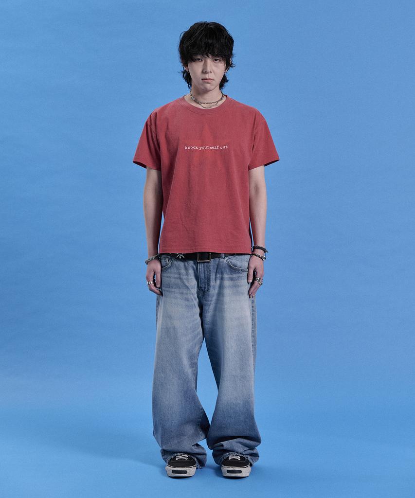 Kaiso Star T-Shirt Vintage Red