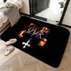 Soft Absorbent Non-Slip Rug Band Slayer Floor Mat Home Decor Doormat Bedroom Floor Mat Shower Carpet