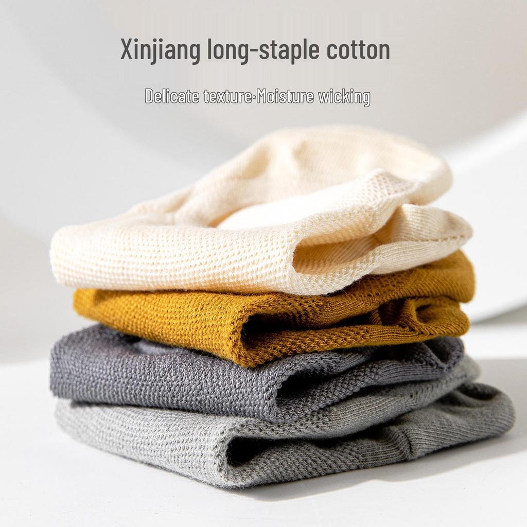 Women's Antibacterial Breathable Cotton Toe Socks - Low-Cut Invisible Boat Style