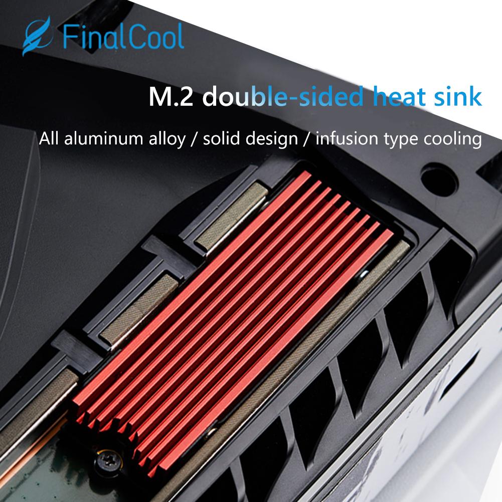Cooler SSD M.2 2280 NVME NGFF Răcitor de Căldură Radiator Aliaj de Aluminiu Rezistență la Căldură cu Pad Termic din Silicon pentru Consola de Jocuri PS5