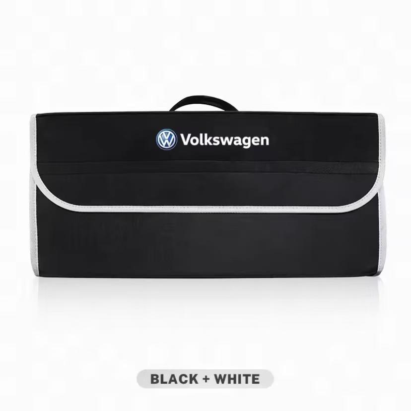 Car Trunk Organizer Box Large Capacity Folding Storage Bag For VW Tiguan Golf Polo GTI GTD CC Touran Beetle Arteon Jetta Hub Cap