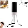 Mescolatore Automatico per Zuppe a Mani Libere, Frullatore da Cucina, 3 Velocità, a Batteria, Regalo per Chef Casalinghi, Gadget, Base Triangolare Stabile, Senza Fili