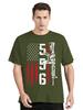 American Flag AR-15 Rifle 556 Gun Owner Graphic T-shirt O-neck Loose Fitting Cotton Tshirt Ove