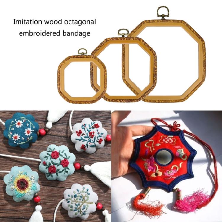 П'яльця Восьмикутні П'яльця для Рукоділля Вишивки Вишивальних Робіт Шиття