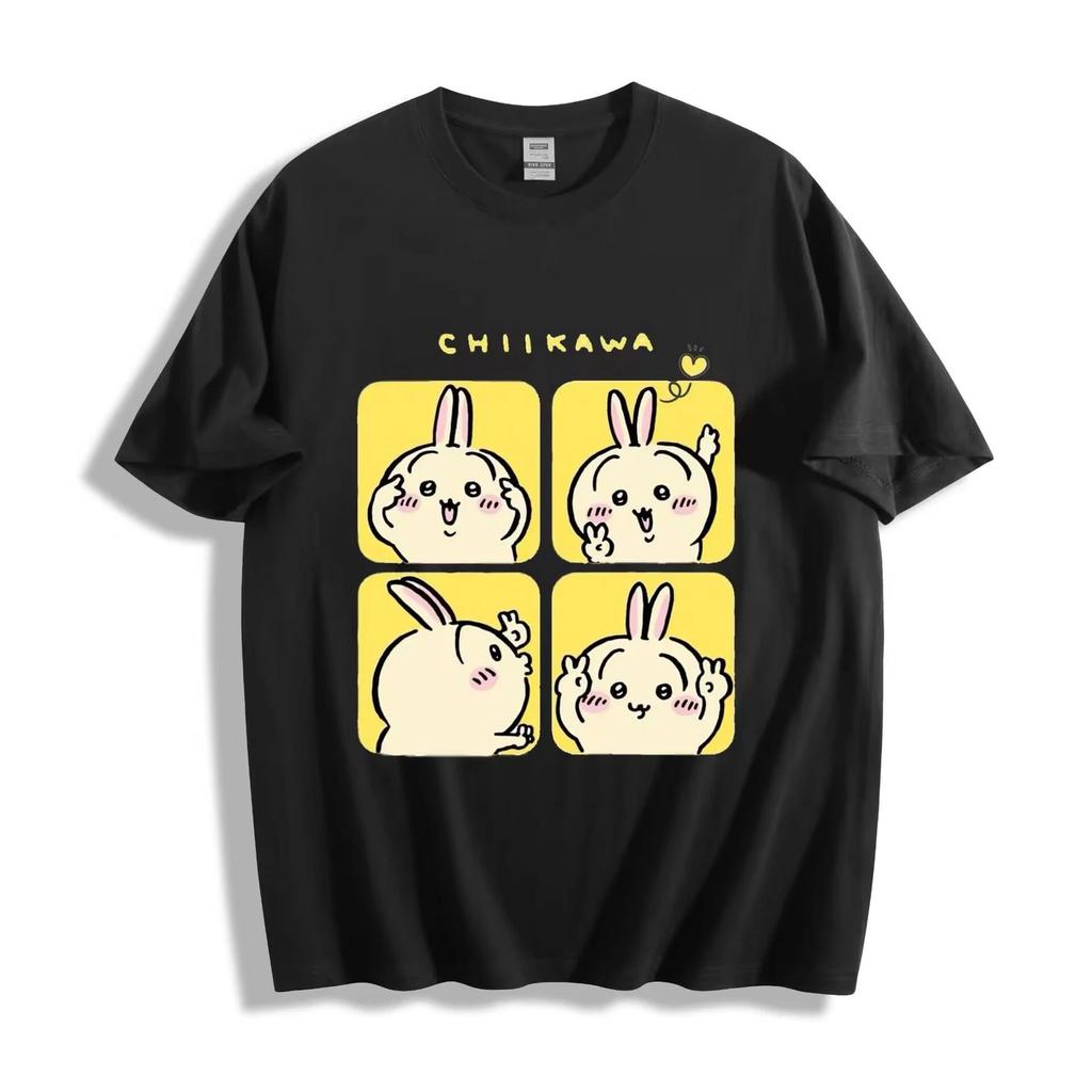 T-shirt Usagi Pose Espressive - Maglietta Unisex Cartoon Vivace