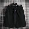 Summer Men's Fashion Waffle Short Sleeve T-shirt Two-Piece Men's Casual Comfort Large Size High-Quality Sports Set
