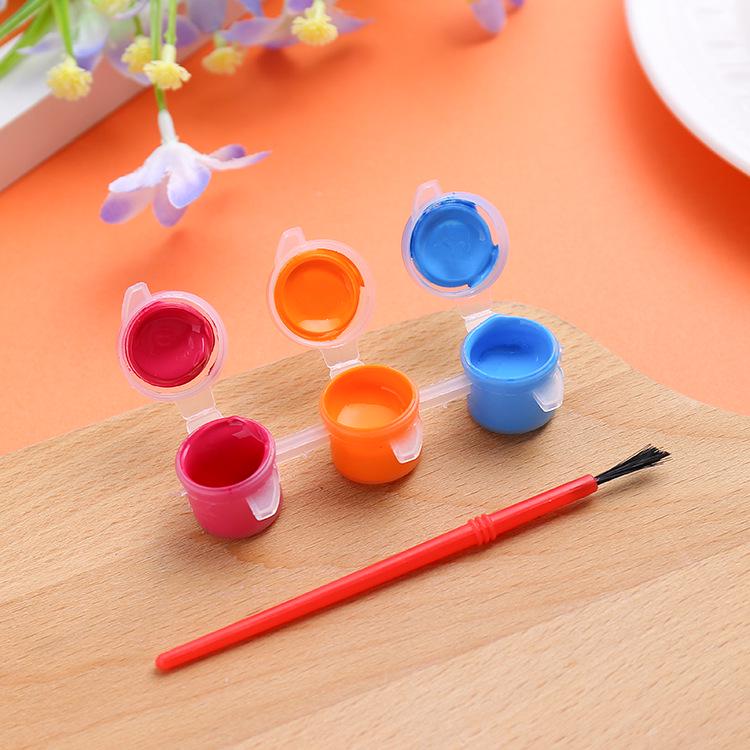 3ml Triple-Color Acrylic Paint Set for Kids' DIY Doll and Hand Painting