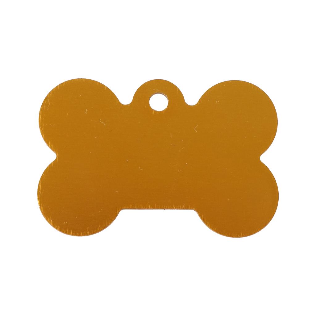 Knochenförmige Haustier-ID-Marke Personalisiertes Hunde-Katzen-Namensschild Anti-Verlust Kostenlose Gravur Halsbandanhänger Knochen für Kleines Mittleres Großes Haustier