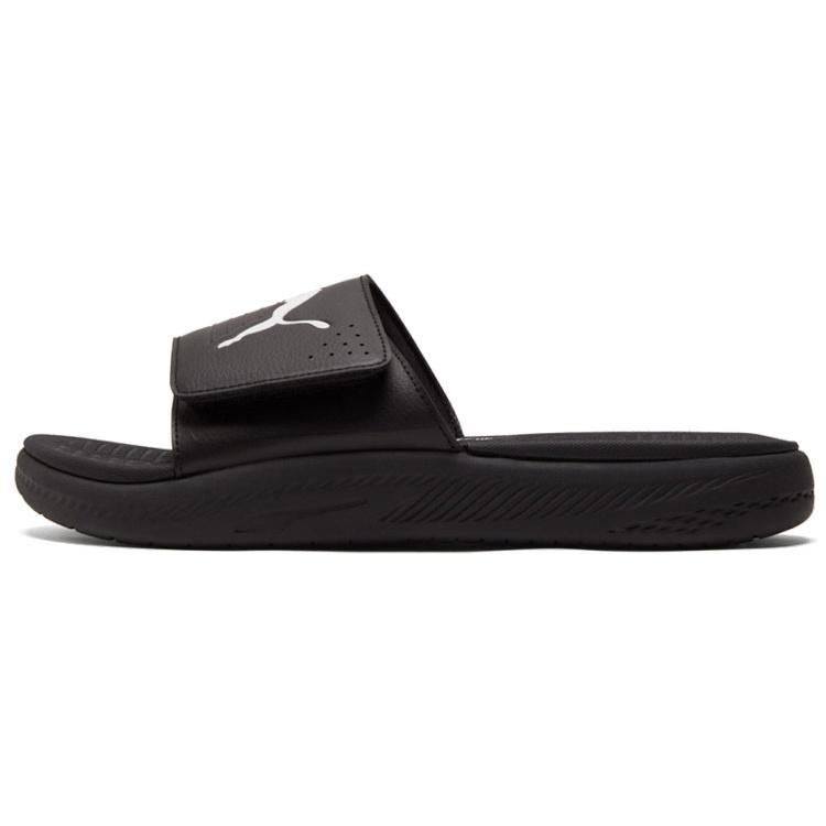 PUMA Softride Slide  Black White  Men s 382112-01 EU 39